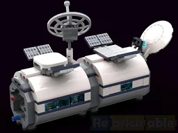 Lunar Research Base Control Room & Drill Drone Storage Module