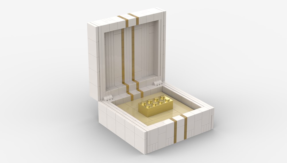 Lego The Golden Brick - A luxurious jewelry case