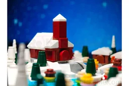 Winter Village Snow Globe