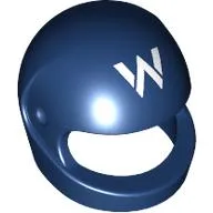 Helmet, Standard with White 'W' Print
