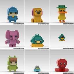 "Pocoyo" Brickheadz Collection