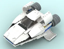 A wing alternative build MOC (set Space Shuttle explorer 31066)
