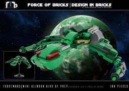 Mini Klingon Bird of Prey (fobstm003) | Force of Bricks & Nin-Jato