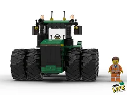 John Deere 8 wheels articulate
