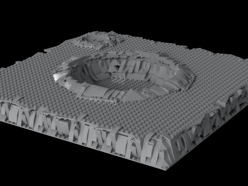 Lego Lunar Crater
