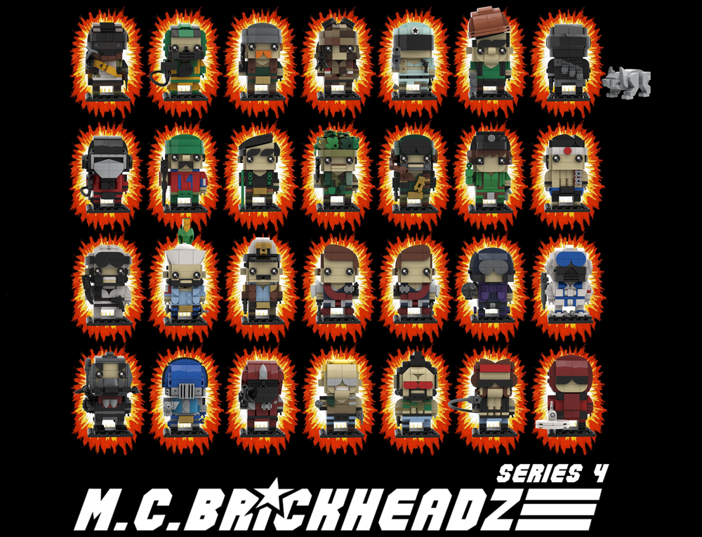 Lego M.C.Brickheadz series 4 bundle