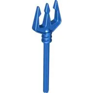 Large Figure Weapon Trident, with Long Axle / Blue