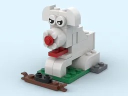 11012 Sitting Dog