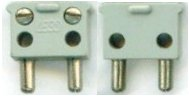 Lego Electric, Connector, 2-Way Male Squared Narrow Long without Center Post