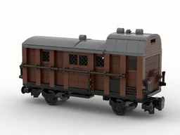 Caboose Freight Wagon (8w)