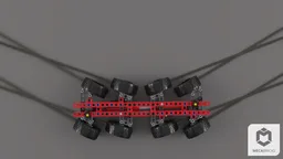 Simple 8-wheel-steering chassis