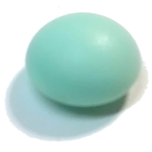 Lego Clikits Icon, Round 2 x 2 Small, Thick with Pin / Aqua