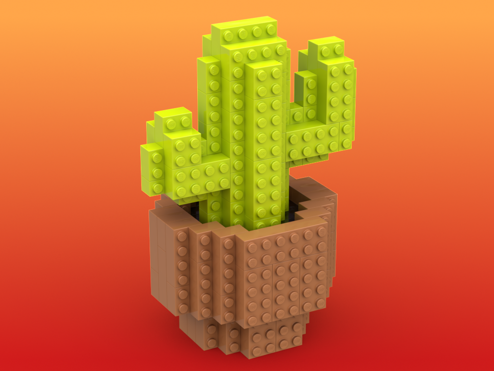 Lego Potted Cactus