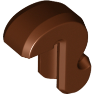 Lego Animal Body Part, Cat Tail / Reddish Brown