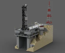 Woomera LA-6 & Europa Rocket [1:110 scale]