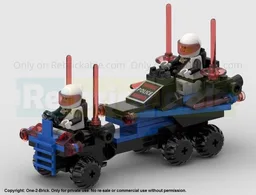Space Police Mod of 6870 Space Probe Launcher
