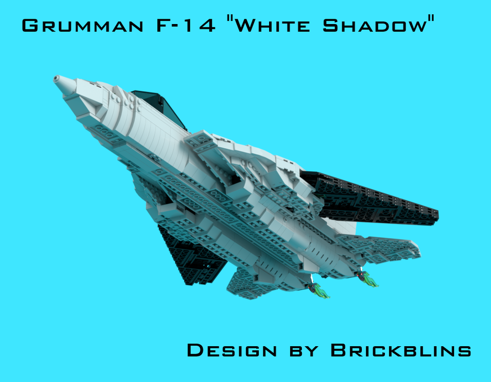 Lego V2 Grumman F-14 "White Shadow" 1/34 Scale