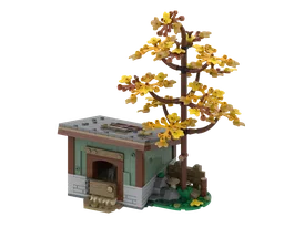 Viridescent Sheep Shed: An Expansion for Set A-Frame Cabin, 21338