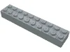 Brick 2 x 10 / Pearl Light Gray