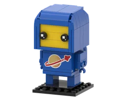 Blue Classic Spaceman Brickheadz
