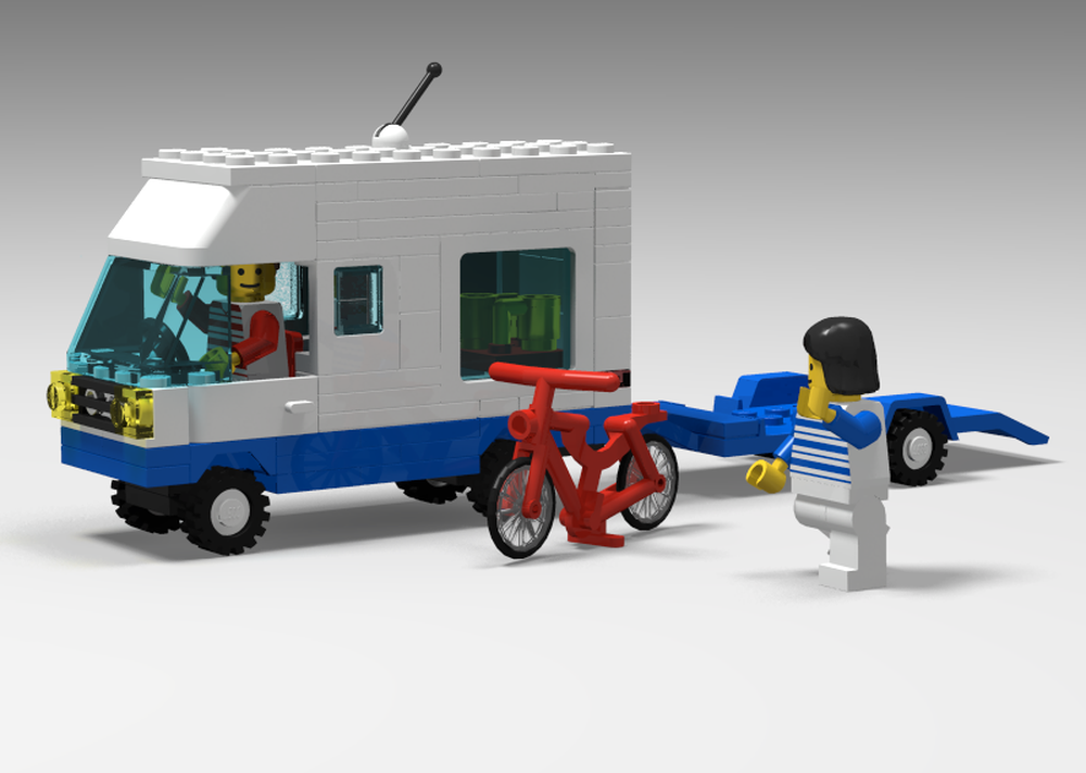 Lego Camper With Trailer