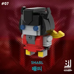 MOC - Brickheadz SNARL