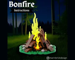 Bonfire - Lego Castle Moc Instructions
