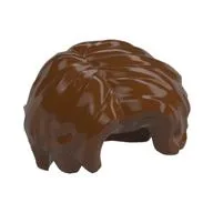 Hair Mid Length, Parted / Reddish Brown