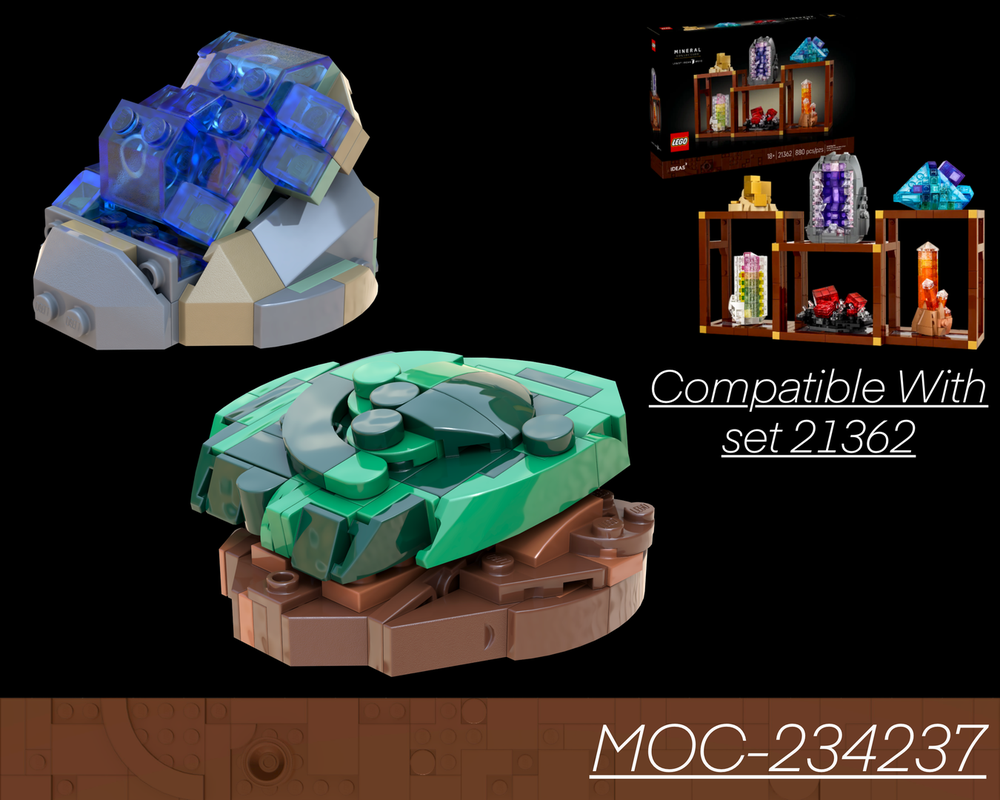 Lego Malachite & Azurite: Mineral Collection