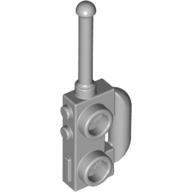 Lego Equipment Radio [Extended Handle, Expanded Speaker Grille] / Light Bluish Gray
