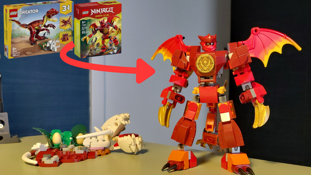 Lego Kai's Fierce Dragon Mech