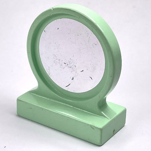 Lego Duplo Mirror with Silver Print / Light Green