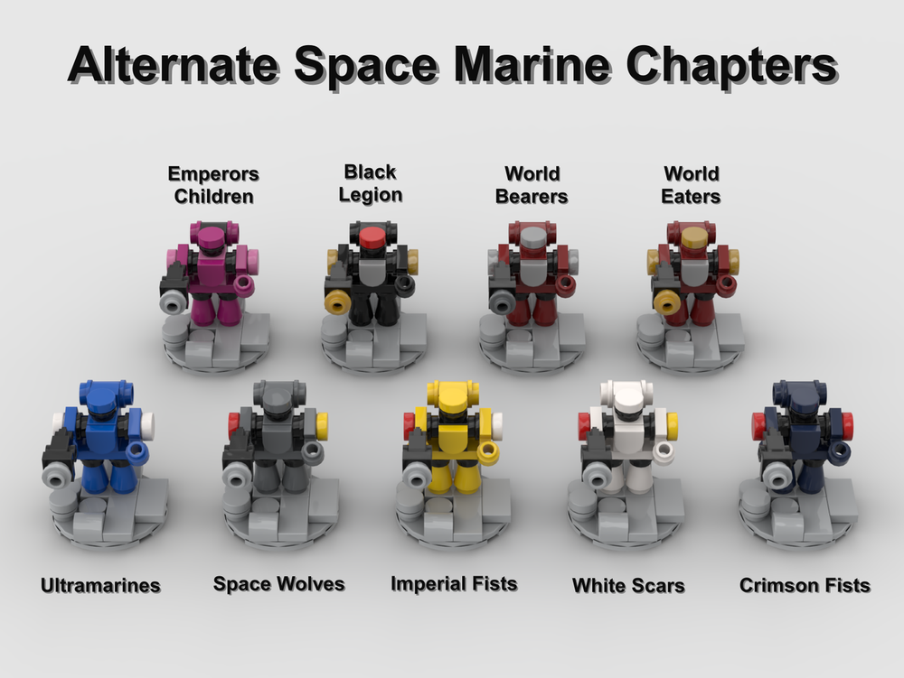 Lego Alternate Space Marine CHapters