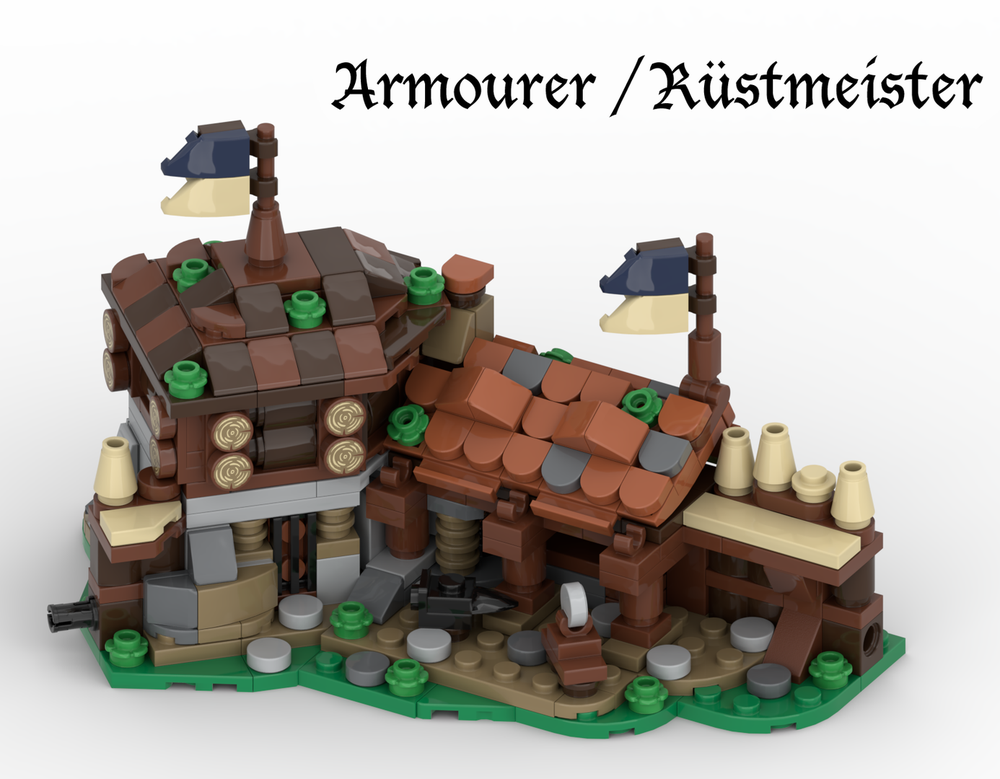Lego Armourer - Courtyard Expansion for Mini Blaustein Castle