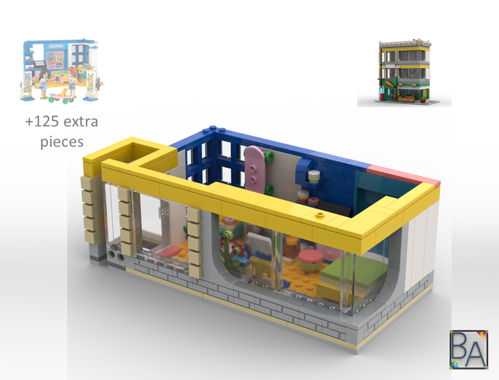 Lego Heartlake Apartments - Liann's Apt Floor - Compatible with MOC-120442