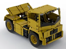 Golden Knight racing truck - 42114 D model