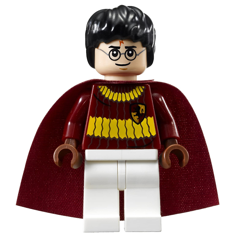 Lego Harry Potter, Dark Red, Yellow, and White Gryffindor Quidditch Uniform