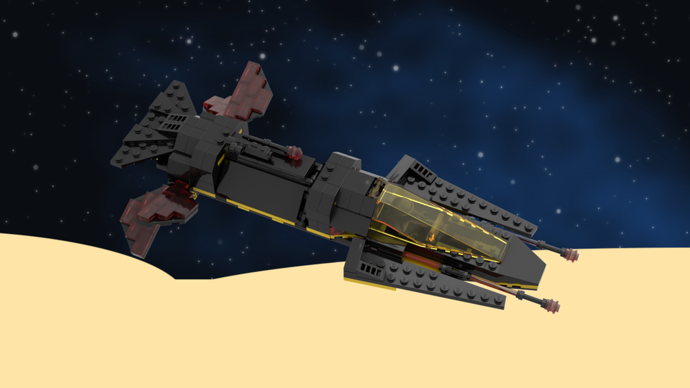 Lego Blacktron: Reimagined Cruiser (40580) "Renegade Modification"