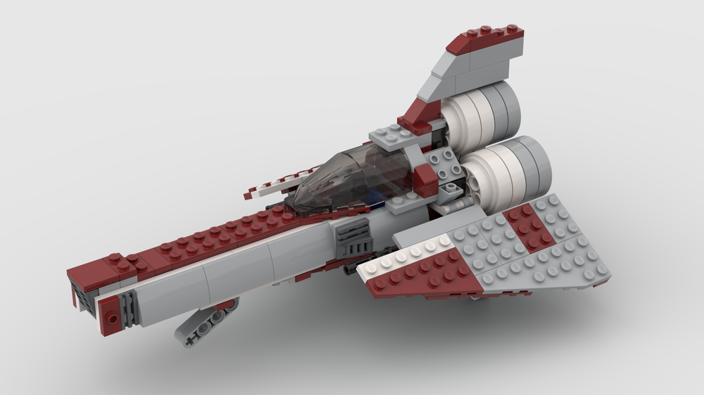 Lego Colonial Viper MK II (Minifigure Scale) (also 8019 B-Model)