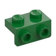Bracket 1 x 2 - 1 x 2 / Green