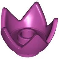 Crown / Flower / Egg Shell Half / Magenta