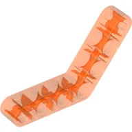 Technic Beam 1 x 7 Bent (4 - 4) Thick / Trans-Neon Orange