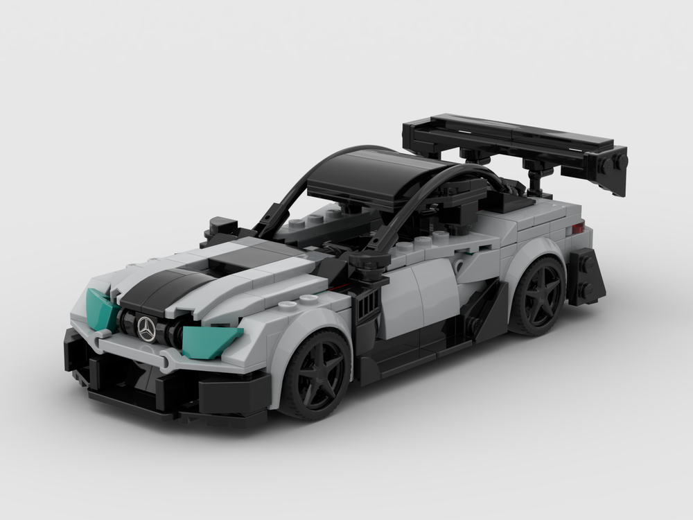 Lego [76909 Alt] 2022 Mercedes-Benz AMG GT Track Series (C190) (Modified)