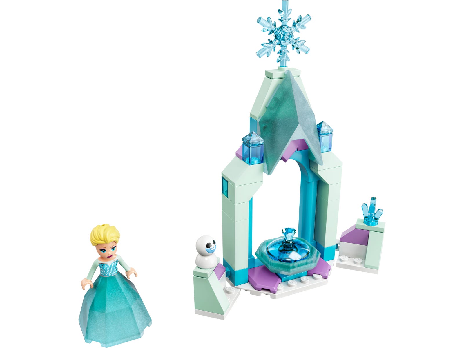 Lego Elsa's Castle Courtyard