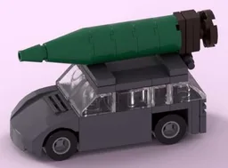 Small wagon witn christmas tree