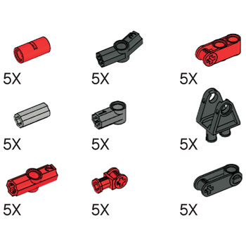 Lego Simple and Motorized Mechanisms Misc Connectors