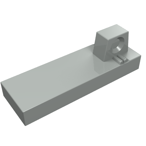 Lego Hinge Tile 1 x 3 Locking with 1 Finger on Top / Light Gray