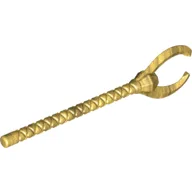 Weapon Staff with Forked End (Pharaoh) / Pearl Gold