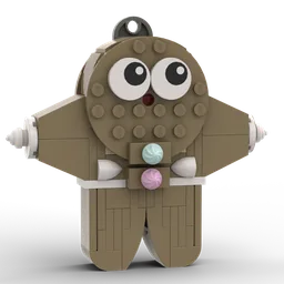 Gingerbread Man Star Ornament