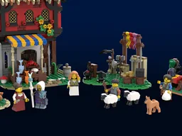 Medieval Guarded Vendors
